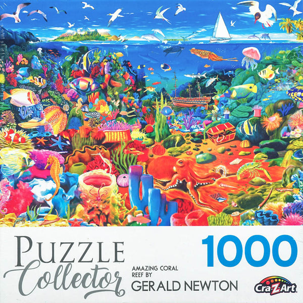Puzzle Collector - Amazing Coral Reef 1000 Piece Jigsaw Puzzle by Gerald Newton