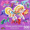 Cra-Z-Art - Mini Shaped  500 Piece Puzzles - 12 x Unicorns