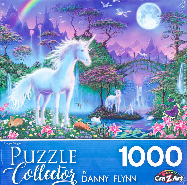 Puzzle Collector - Jungle Bridge 1000 Piece Jigsaw Puzzle by Danny Flynn