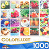 Colorluxe - Food Collage 1000 Piece Jigsaw Puzzle