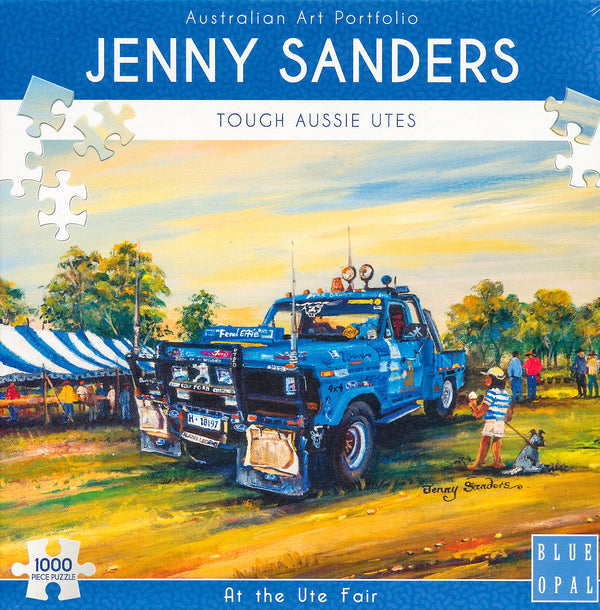 Blue Opal - At the Ute Fair 1000 pieces Jigsaw Puzzle by Jenny Sanders