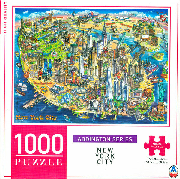 Arrow Puzzles - Addington Series - New York City - 1000 Pieces