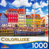 Colorluxe - Nyhavn Canal, Copenhagen Denmark 1000 Piece Jigsaw Puzzle