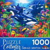 Puzzle Collector - Orcas Ocean Domain 1000 Piece Jigsaw Puzzle by Gerald Newton