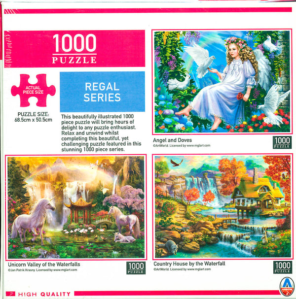 Arrow Puzzles - Regal Series - Angel and Doves - 1000 Pieces