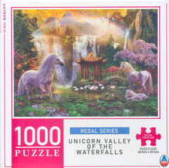 Arrow Puzzles - Regal Series - Unicorn Valley of the Waterfalls - 1000 Pieces