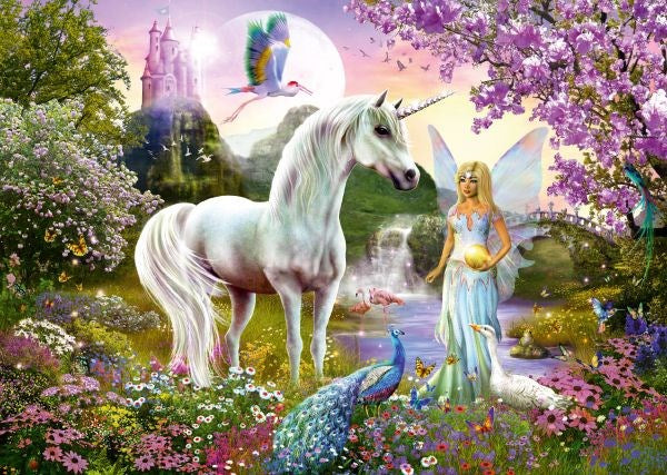 Schmidt - Fairy and Unicorn Jigsaw Puzzle (2000 Pieces)