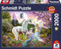 Schmidt - Fairy and Unicorn Jigsaw Puzzle (2000 Pieces)