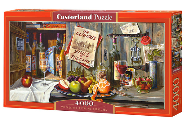 Castorland - Vintage Red & Italian Treasures Jigsaw Puzzle (4000 Pieces)