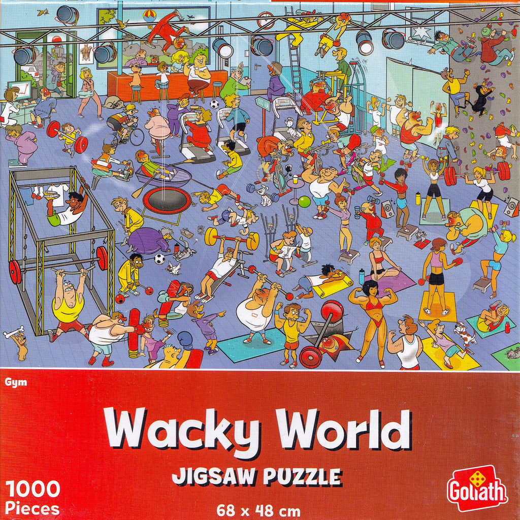 Wacky World - Gymnasium/Gym 1000 Piece Jigsaw Puzzle | I Love Puzzles