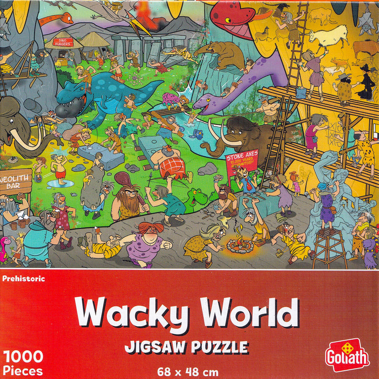 Wacky World - Prehistoric 1000 Piece Jigsaw Puzzle | I Love Puzzles